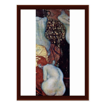 Poisson rouge, par Klimt Gustav Carte Postale