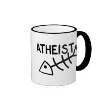 Poissons athées tasse à café