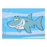 poissons bleus drôles de png_cartoon-shark-underwa cartons d'invitation
