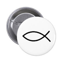 Poissons chrétiens badge