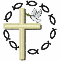 Poissons de Jésus encerclant la croix