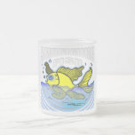 Poissons de natation tasse à café