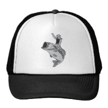 Poissons de rodéo casquettes