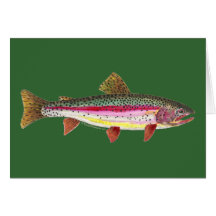 Poissons de truite arc-en-ciel cartes