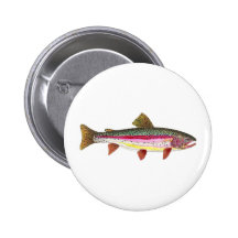 Poissons de truite arc-en-ciel pin's