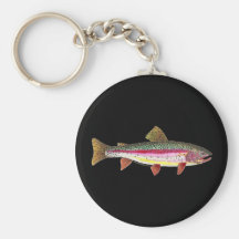 Poissons de truite arc-en-ciel porte-clef