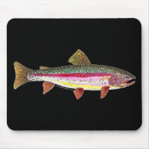 Poissons de truite arc-en-ciel tapis de souris