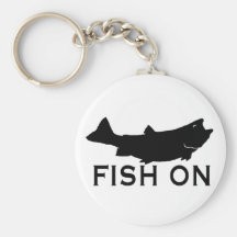 Poissons dessus porte-clefs