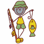 Poissons d'hommes de bobine sweatshirt à capuche avec brodé