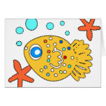 poissons drôles de bébé cartes de vœux