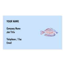 Poissons. Ligne rouge Rainbowfish. Modèles De Cartes De Visite