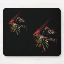 Poissons Mousepad de Noël Tapis De Souris