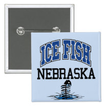 Poissons Nébraska de glace badges publicitaires