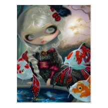"Poissons Volants : Carte postale de Le Bassin des