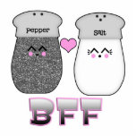Poivre BFF du sel n de Kawaii Photo En Découpe