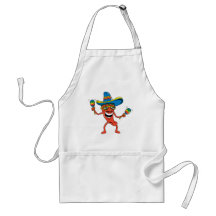 Poivre de piment mexicain tabliers