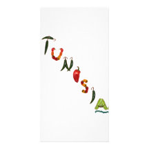 Poivrons de piment de la Tunisie Photocarte Personnalisée