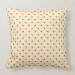 Poka pointille le motif vintage oreiller