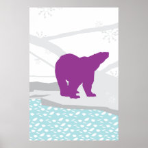 Polaire concernez la glace posters