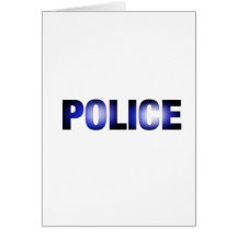 Police 3 carte de vœux