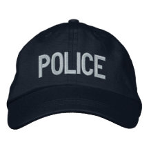 POLICE CASQUETTES DE BASEBALL BRODÉES