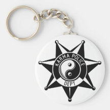Police de karma ! porte-clés