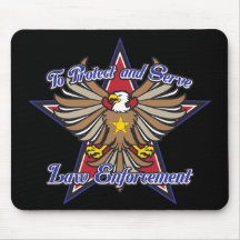 Police Eagle Tapis De Souris