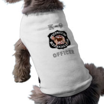 Police K9 T-shirt Pour Chien