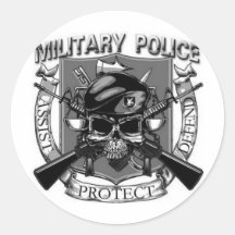 Police militaire autocollants