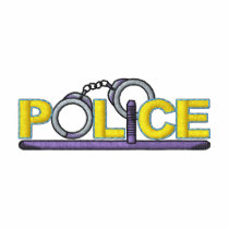 Police polos brodés