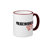 Policière QUI N'EST PAS DE SERVICE Tasse