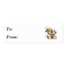 pollinisation heureuse carte de visite