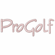 Polo brodé pro par golf