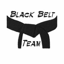 Polo fait sur commande d'équipe de ceinture noire 