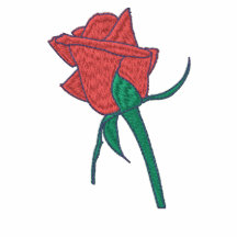 Polo simple de dames de rose rouge