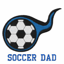 Polos brodés par papa du football