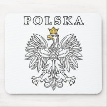 Polska avec Eagle polonais Tapis De Souris
