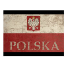 Polska vintage carte postale