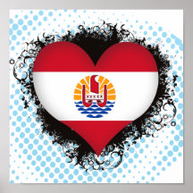 Polynésie française d'amour du cru I Poster
