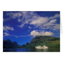 Polynésie française, Moorea. Baie de cuisiniers. B Carte De Vœux