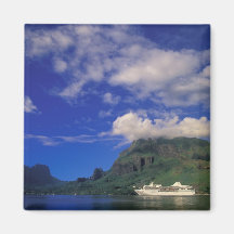 Polynésie française, Moorea. Baie de cuisiniers. B Aimants Pour Réfrigérateur