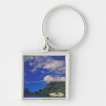 Polynésie française, Moorea. Baie de cuisiniers. B Porte-clef
