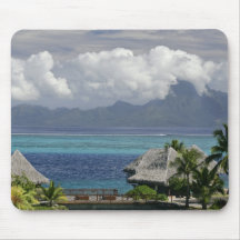 Polynésie française, Moorea. Une vue de l'île Tapis De Souris