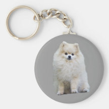 Pomeranian Keychain Porte-clefs