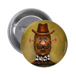 Pomme de terre de cowboy badges avec agrafe