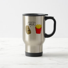 pomme de terre et fritures tasses à café