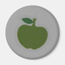 pomme verte aimants pour réfrigérateur
