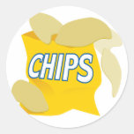pommes chips autocollants