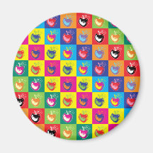 Pommes d'art de bruit magnets pour réfrigérateur