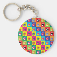 Pommes d'art de bruit porte-clefs